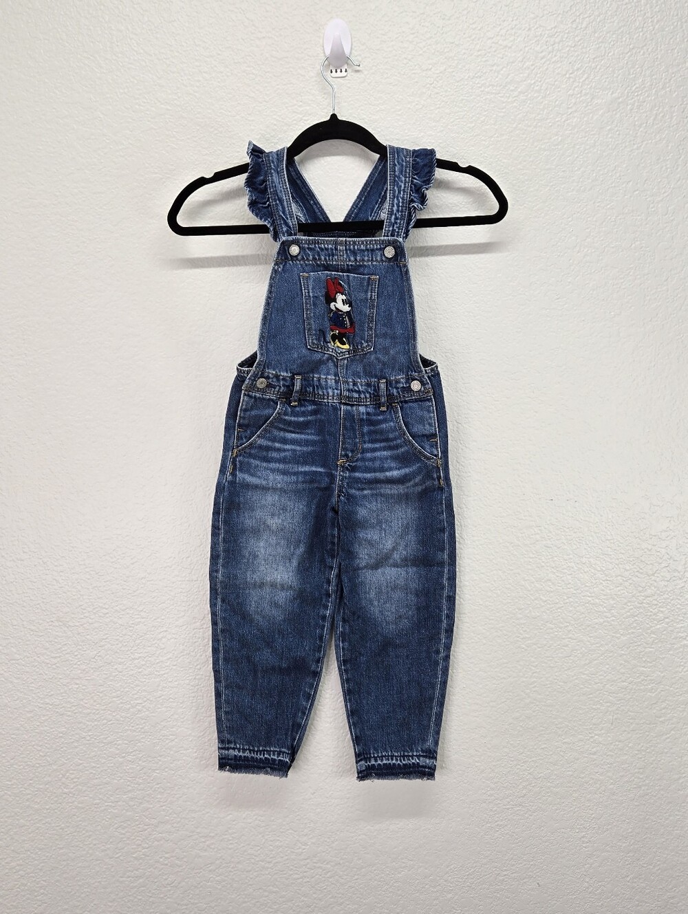 GAP× Disney Minnie Mouse Denim Overalls 5 years Old Cotton Travel